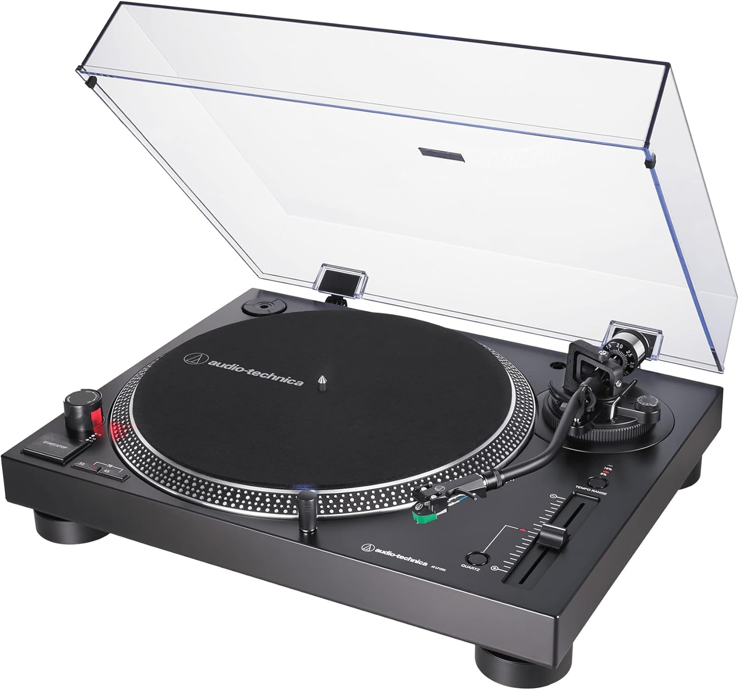 Audio-Technica AT-LP120XUSB-SV Direct-Drive Turntable (Analog & USB), Fully Manual, Hi-Fi, 3 Speed, Convert Vinyl to Digital, Anti-Skate and Variable Pitch Control