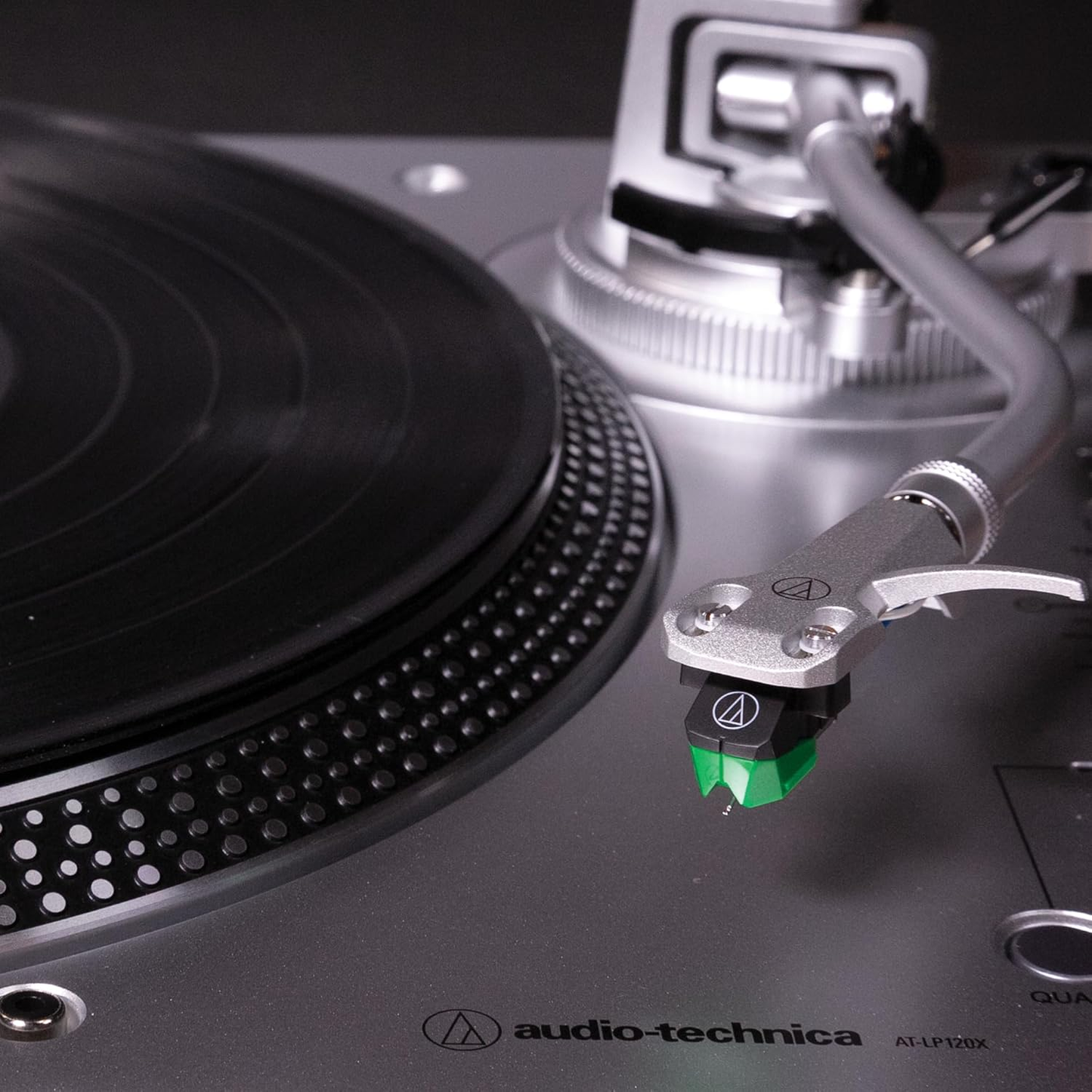 Audio-Technica AT-LP120XUSB-SV Direct-Drive Turntable (Analog & USB), Fully Manual, Hi-Fi, 3 Speed, Convert Vinyl to Digital, Anti-Skate and Variable Pitch Control