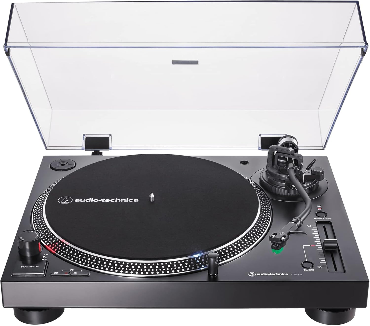Audio-Technica AT-LP120XUSB-SV Direct-Drive Turntable (Analog & USB), Fully Manual, Hi-Fi, 3 Speed, Convert Vinyl to Digital, Anti-Skate and Variable Pitch Control